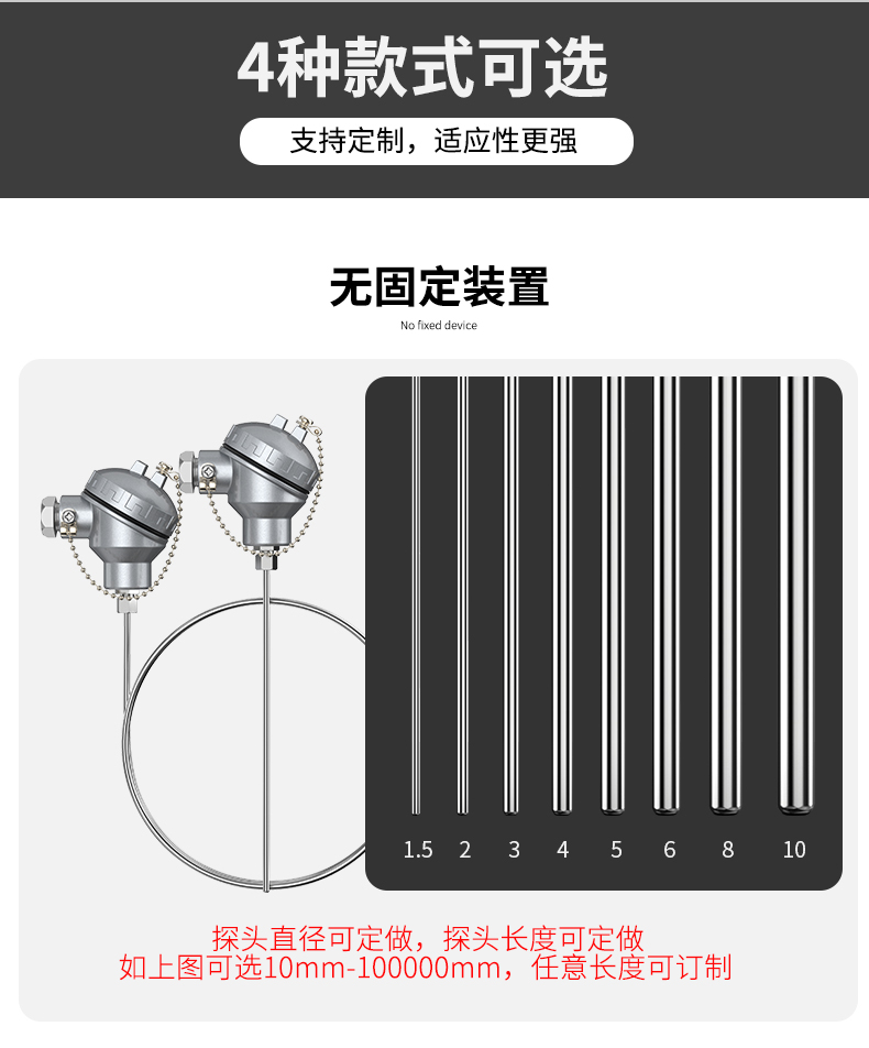 鎧裝熱電偶-阻10_http://www.salipt.com.cn_溫度儀表_第7張